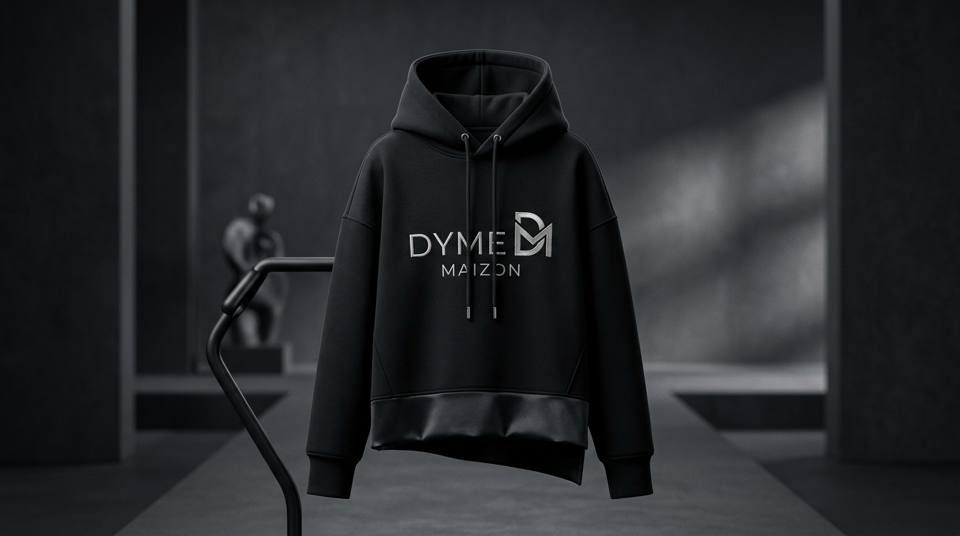 Object study — hoodie on plinth